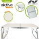 Сгъваема масичка Aktive Сметана 60 x 25 x 40 cm (4 броя) NaN –  BB Маси