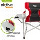 Сгъваем Стол за Къмпинг Aktive Сив Червен 61 x 92 x 52 cm (2 броя) NaN –  BB Столове