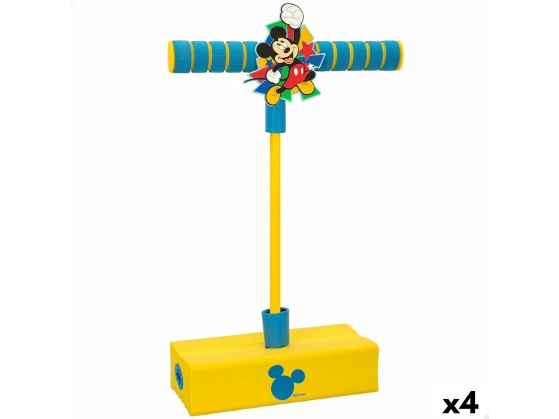 Скачащо Пого Mickey Mouse 3D Жълт Детски (4 броя) NaN –  BB Скачащи pogos и скачащи топки