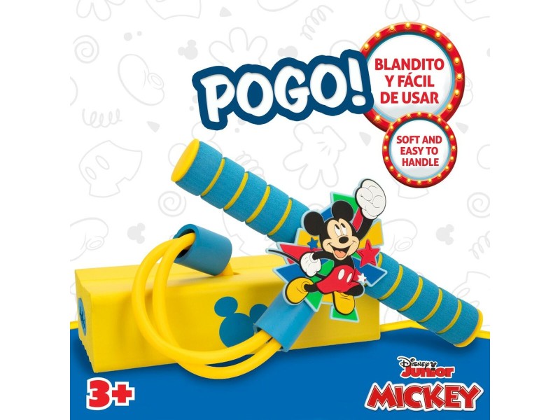 Скачащо Пого Mickey Mouse 3D Жълт Детски (4 броя) NaN –  BB Скачащи pogos и скачащи топки