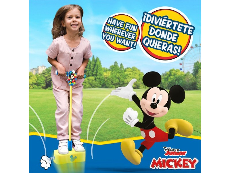 Скачащо Пого Mickey Mouse 3D Жълт Детски (4 броя) NaN –  BB Скачащи pogos и скачащи топки