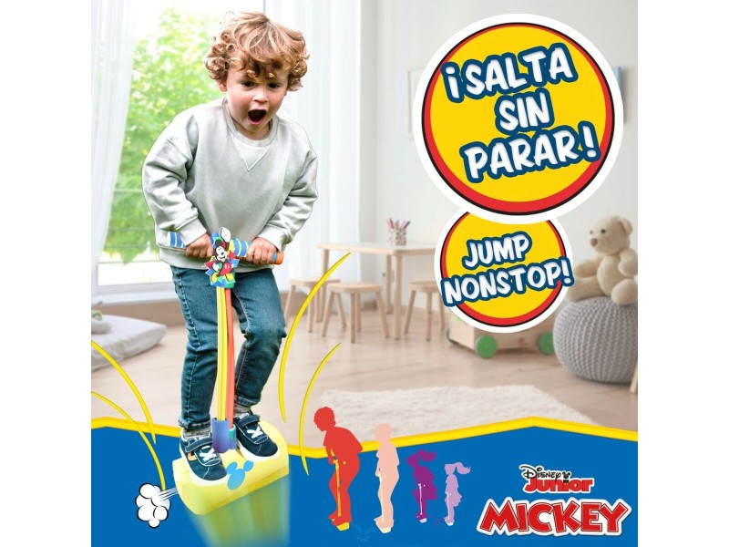 Скачащо Пого Mickey Mouse 3D Жълт Детски (4 броя) NaN –  BB Скачащи pogos и скачащи топки