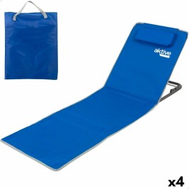 Подложка Aktive наклоняем 147 x 55 x 48 cm PVC 600D Син Стомана Гъба (4 броя)
