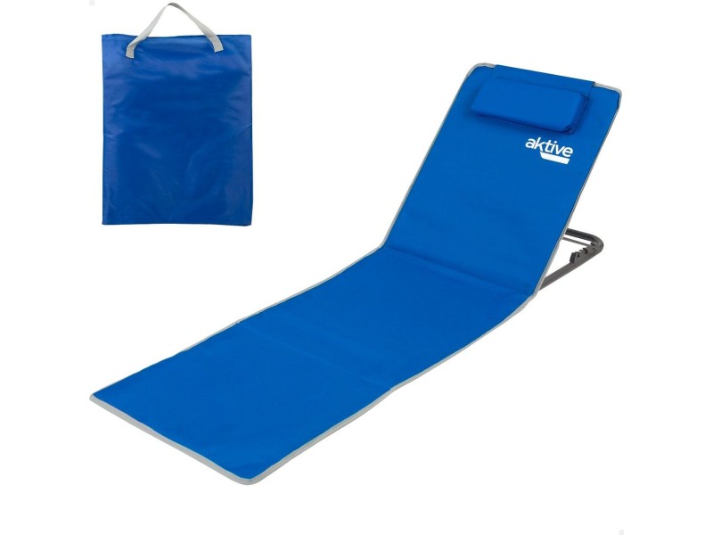 Подложка Aktive наклоняем 147 x 55 x 48 cm PVC 600D Син Стомана Гъба (4 броя) NaN –  BB Постелки