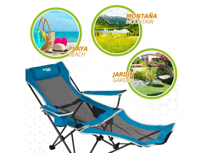 Хамак стол Aktive Син 152 x 75 x 54 cm NaN –  BB Детски креватчета и хамаци