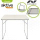 Сгъваема масичка Aktive Бял 80 x 70 x 60 cm (4 броя) NaN –  BB Маси