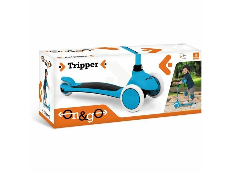 Скутер Mondo  On and Go Tripper Детски Син цвят тюркоаз NaN –  BB Класически тротинетки