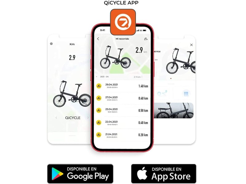 Електрически Велосипед Xiaomi QiCycle C2 Черен 20 NaN –  BB Електрически