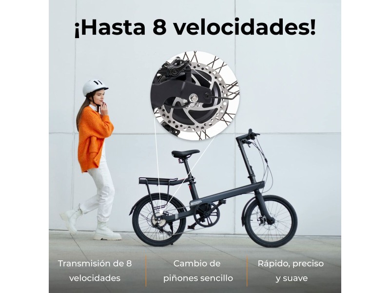 Електрически Велосипед Xiaomi QiCycle C2 Черен 20 NaN –  BB Електрически