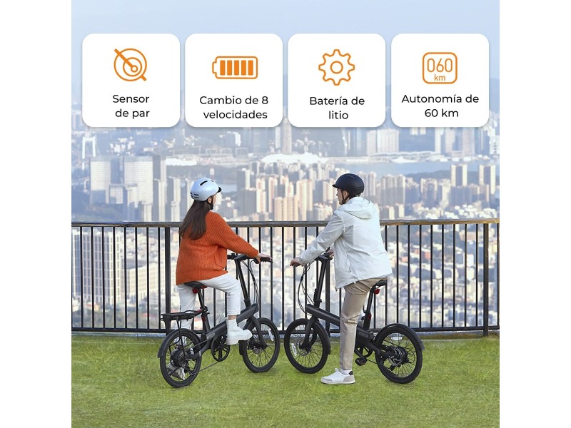 Електрически Велосипед Xiaomi QiCycle C2 Черен 20 NaN –  BB Електрически