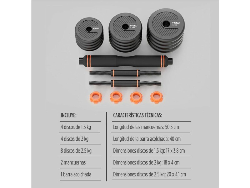 Гири Xiaomi ORMANBAS35 35 kg Черен Многоцветен NaN –  BB Дъмбели