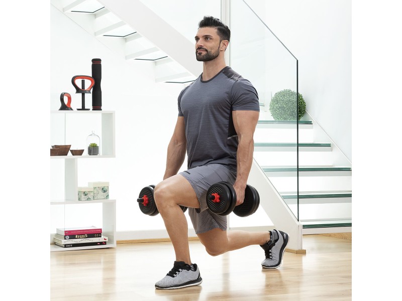 6 в 1 Регулируем Комплект за Тежести с Ръководство за Упражнения Sixfit InnovaGoods NaN –  BB Домашни спортни зали