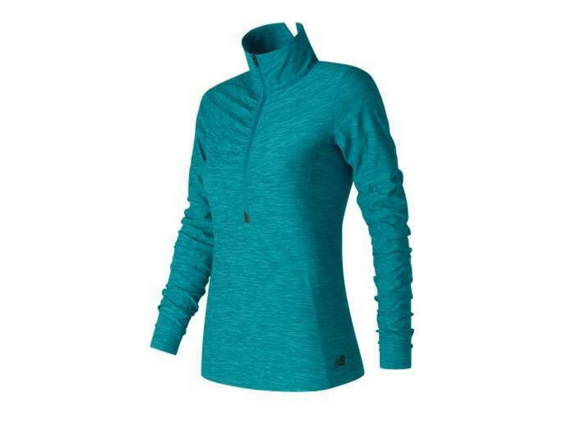 Дамска тениска с дълъг ръкав New Balance WT71102 Зелен (XS) NaN –  BB Тениски