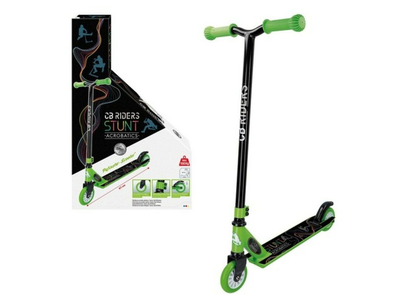 Патинет Скутер CB Riders Colorbaby 54065 Черен/Зелен (61 x 37 x 80 cm) NaN –  BB Тротинетки за деца