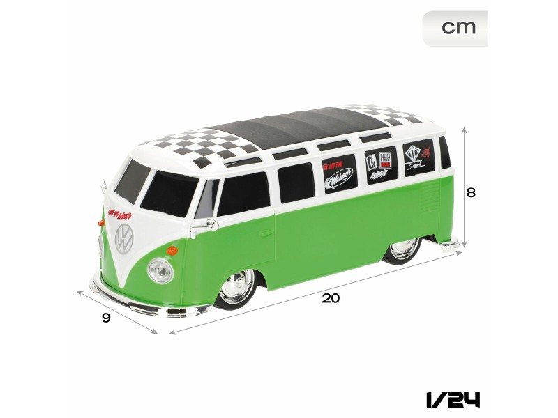 Кола с Радиоуправление Volkswagen COMBI 20 x 8 x 9 cm (4 броя) NaN –  BB Автомобили