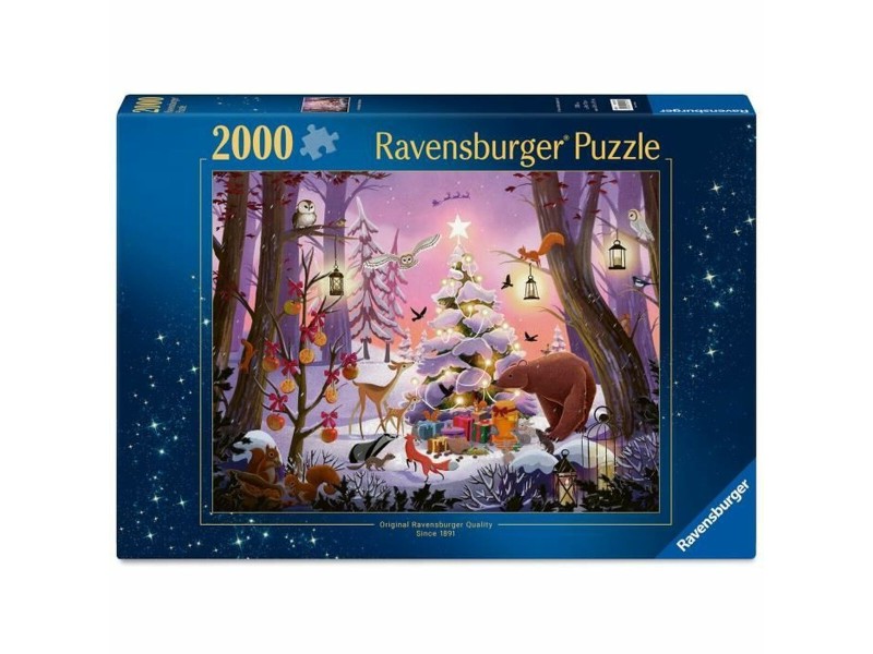 Пъзел Ravensburger NAVIDAD EN EL BOSQUE 2000 Части NaN –  BB Пъзели