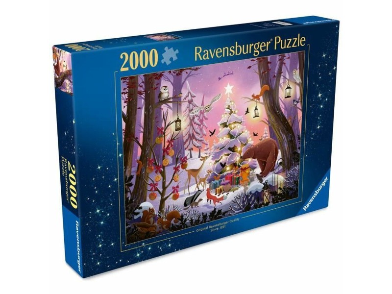 Пъзел Ravensburger NAVIDAD EN EL BOSQUE 2000 Части NaN –  BB Пъзели