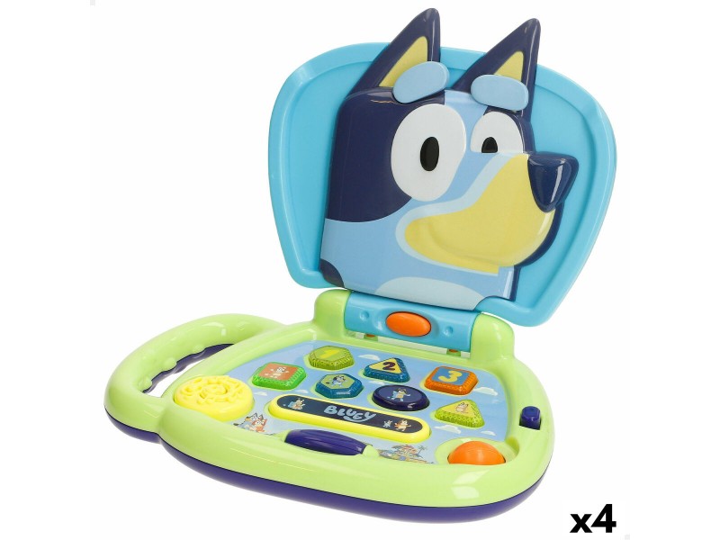 Играчка компютър Bluey английски език 20 x 17 x 14 cm (4 броя) NaN –  BB Образователни компютри и аксесоари