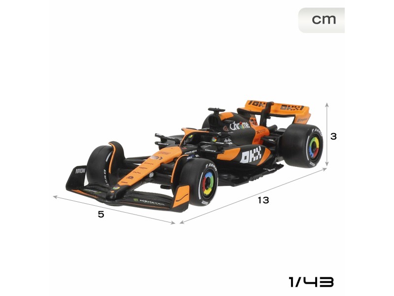 Кола играчка McLaren F1 2024 MCL38 (6 броя) NaN –  BB Автомобили и състезателни коли