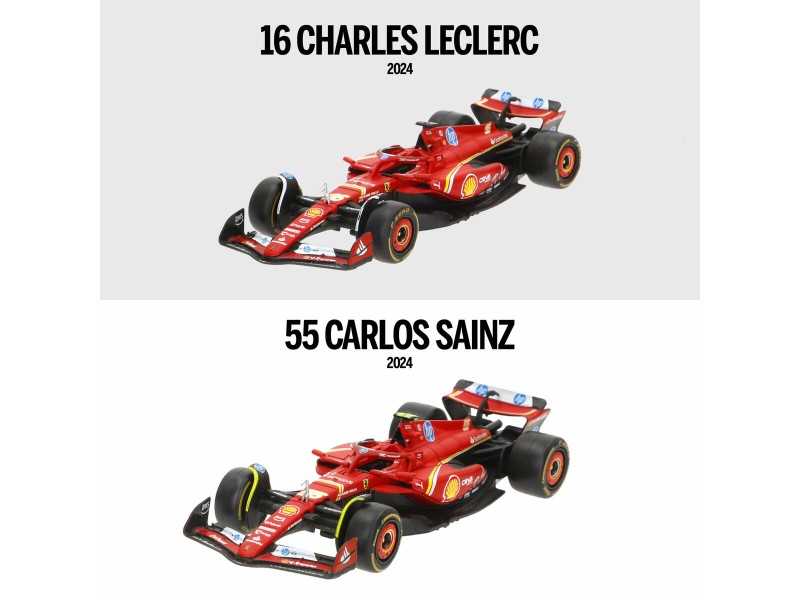 Кола играчка Ferrari F1 2024 SF24 (6 броя) NaN –  BB Автомобили и състезателни коли