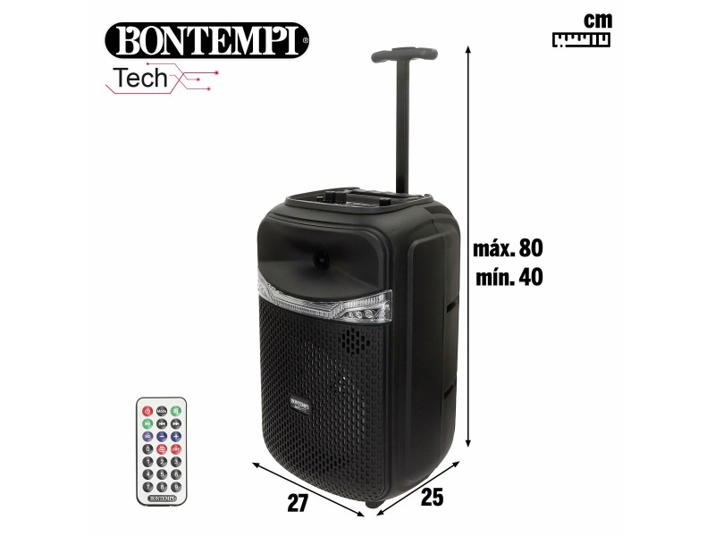 Тонколони с микрофон Караоке Bontempi Пластмаса 27 x 40 x 25 cm (2 броя) NaN –  BB Барабани и перкусии