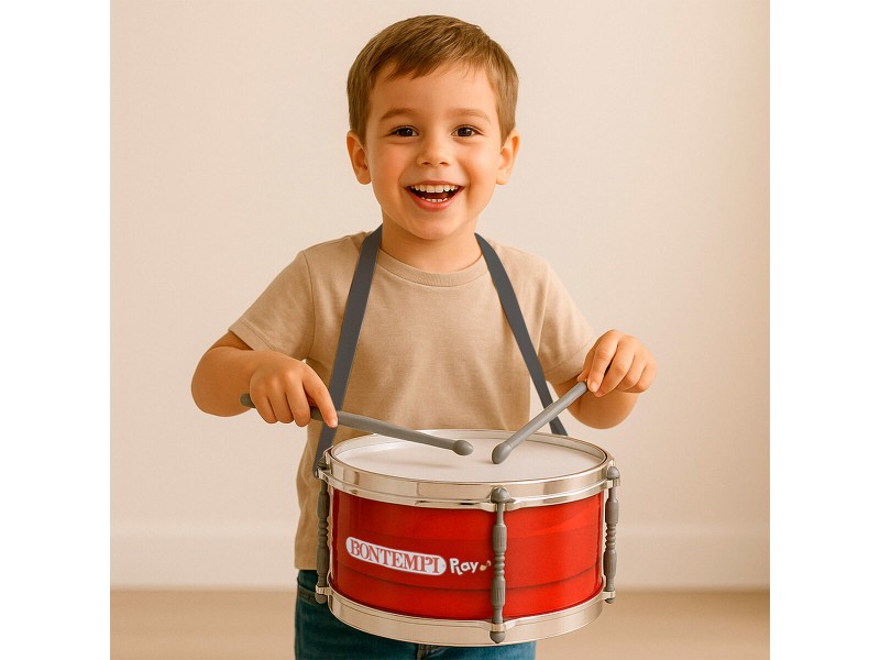 Барабан Bontempi Пластмаса 31 x 15 x 31 cm Червен (4 броя) NaN –  BB Барабани и перкусии