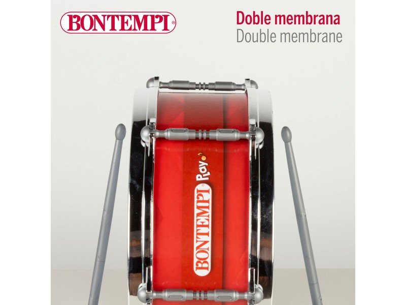 Барабан Bontempi Пластмаса 31 x 15 x 31 cm Червен (4 броя) NaN –  BB Барабани и перкусии