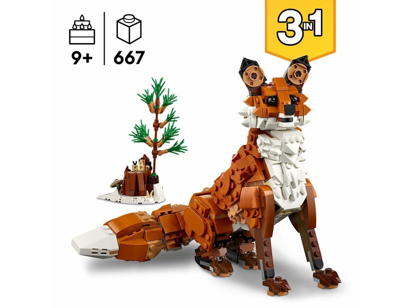 Строителна Игра Lego CREATOR 31154 Red Fox 667 Части NaN от | techMAG.bg Строителна Игра Lego CREATOR 31154 Red Fox 667 Части NaN – BB Изграждане на игри
