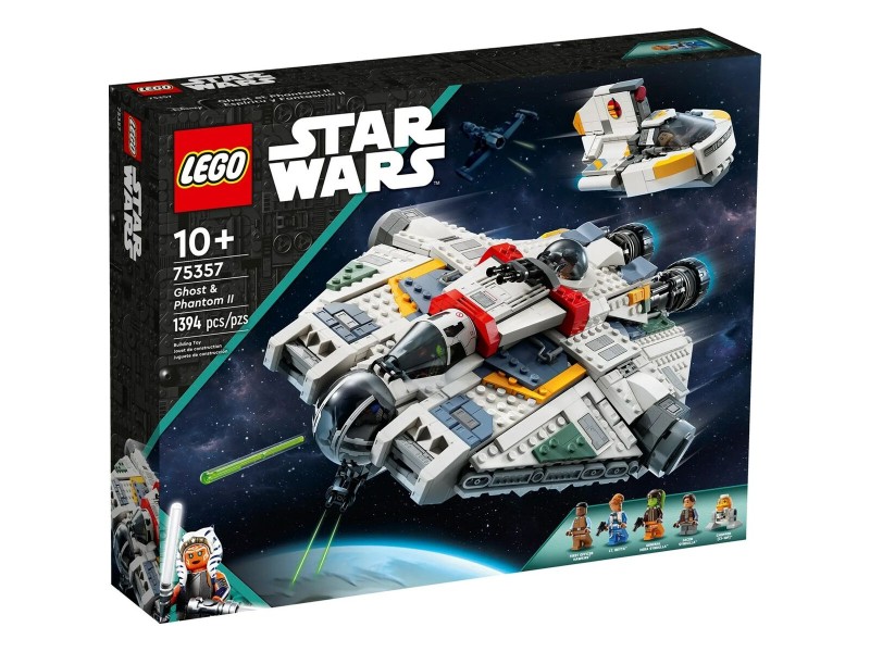 Строителна Игра Lego STAR WARS 75357 Ghost & Phantom II 1394 Части NaN –  BB Изграждане на игри