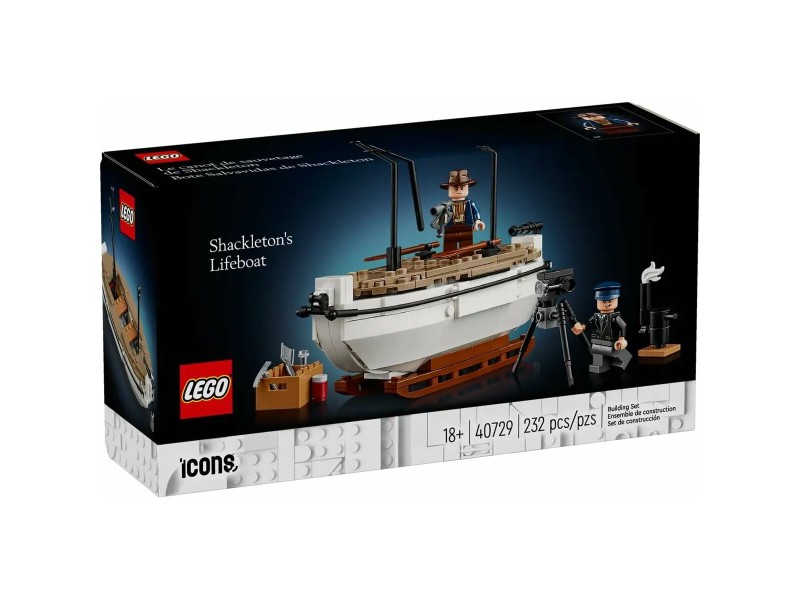 Строителна Игра Lego ICONS 40729 Shackletons Lifeboat 232 Части NaN –  BB Изграждане на игри