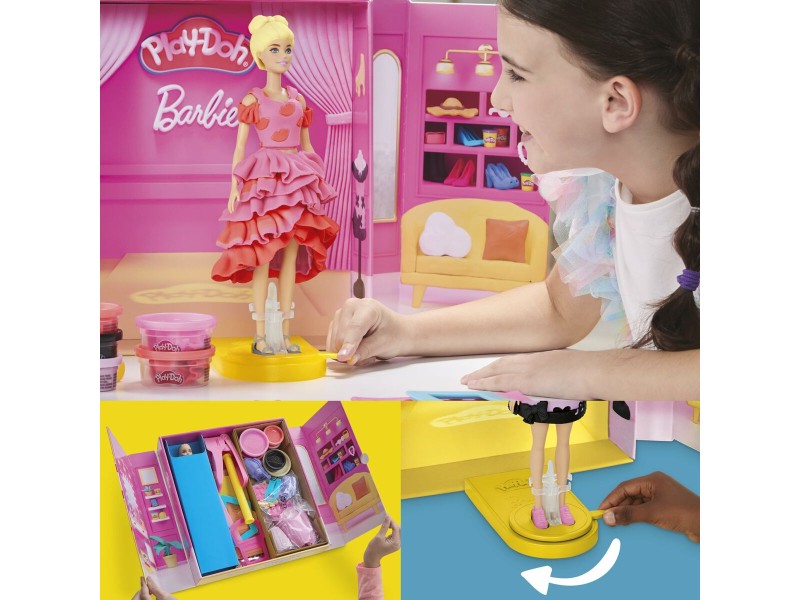 Игра от Пластелин Play-Doh Barbie Designer Fashion Show Многоцветен NaN –  BB Глина и пластелин за моделиране