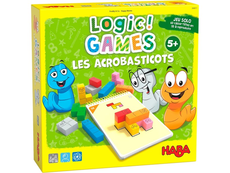 Настолна игра HABA Logic Games - Happy Worms NaN –  BB Образователни игри