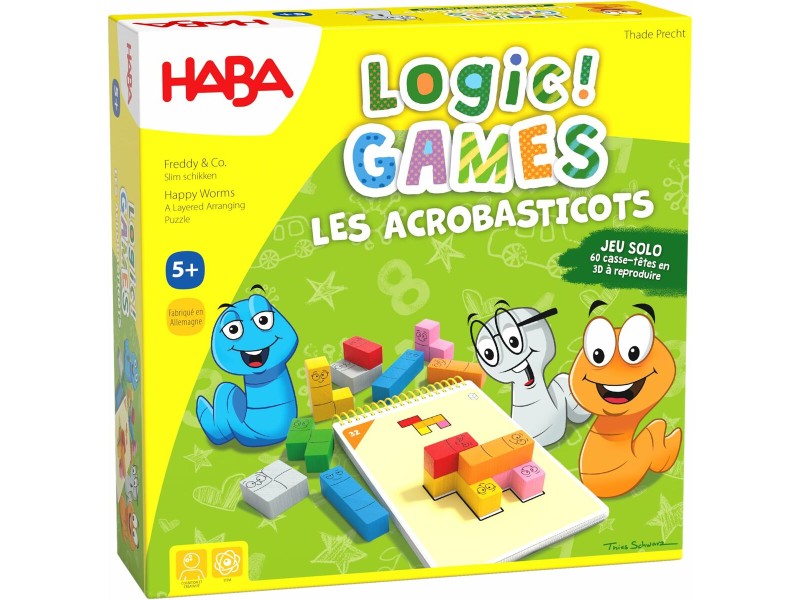 Настолна игра HABA Logic Games - Happy Worms NaN –  BB Образователни игри
