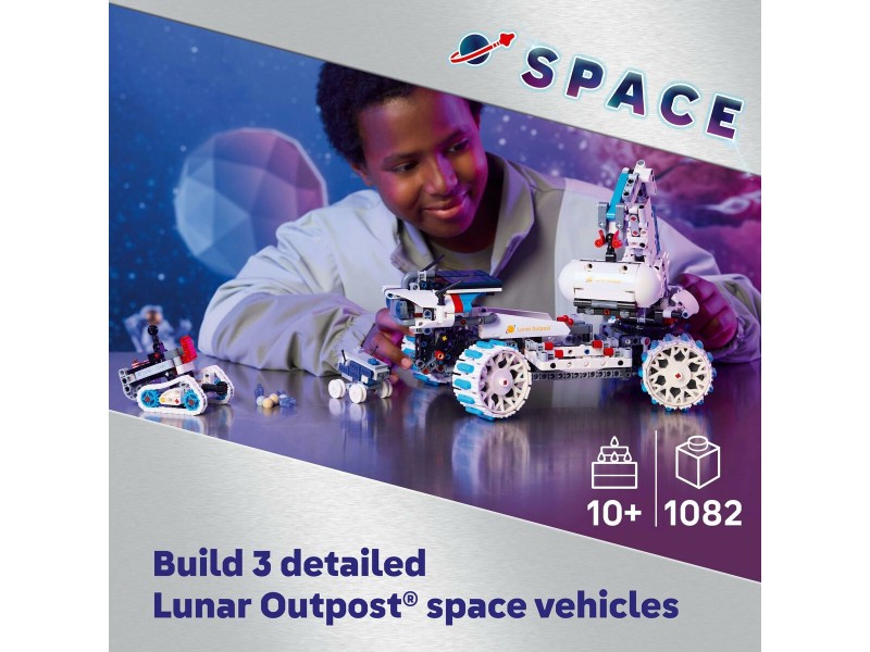 Строителна Игра Lego 42211 Lunar Outpost Moon Rover Space Vehicle 1082 Части NaN –  BB Изграждане на игри