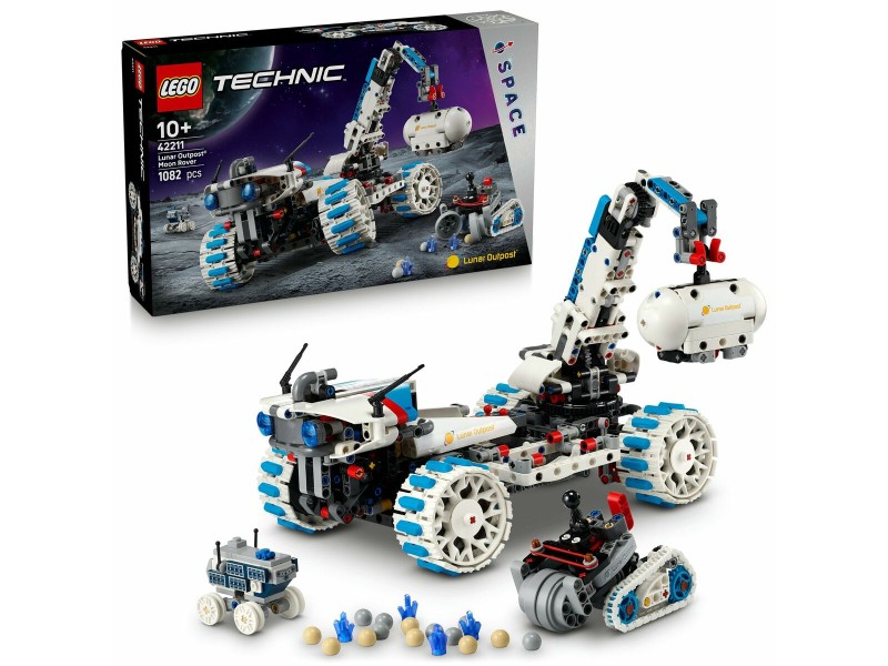 Строителна Игра Lego 42211 Lunar Outpost Moon Rover Space Vehicle 1082 Части NaN –  BB Изграждане на игри