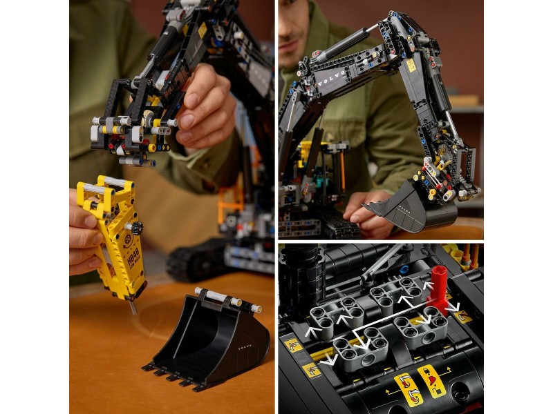 Строителна Игра Lego 42215 Volvo EC500 Hybrid Excavator 2359 Части NaN –  BB Изграждане на игри