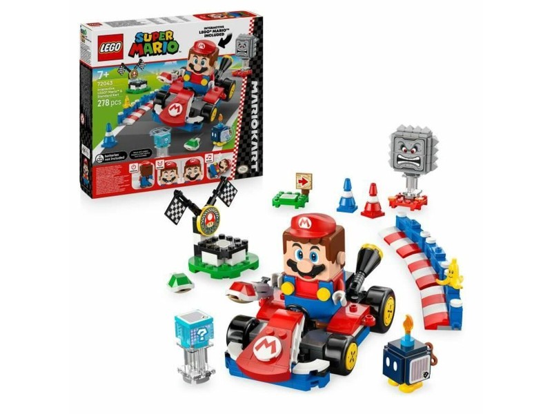 Строителна Игра Lego 72043 Interactive LEGO Mario and Standard Kart 278 Части NaN –  BB Изграждане на игри