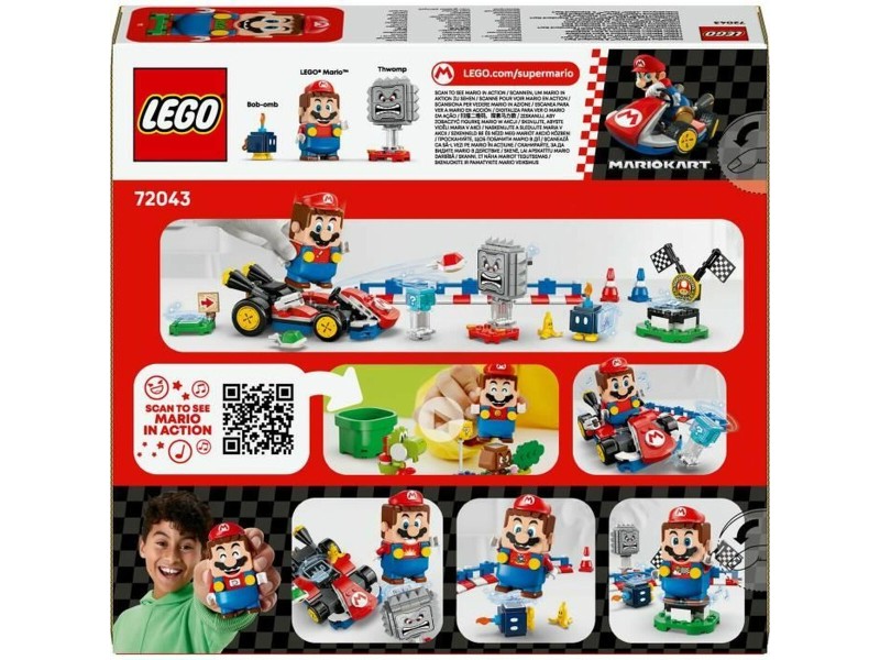 Строителна Игра Lego 72043 Interactive LEGO Mario and Standard Kart 278 Части NaN –  BB Изграждане на игри
