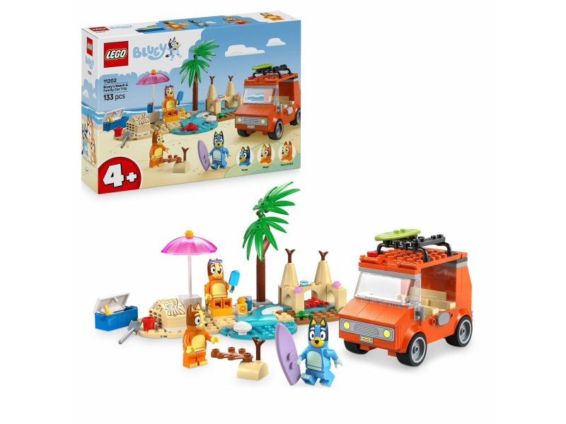 Строителна Игра Lego 11202 Blueys Beach & Family Car Trip 133 Части NaN –  BB Изграждане на игри