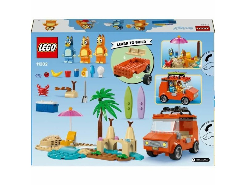 Строителна Игра Lego 11202 Blueys Beach & Family Car Trip 133 Части NaN –  BB Изграждане на игри