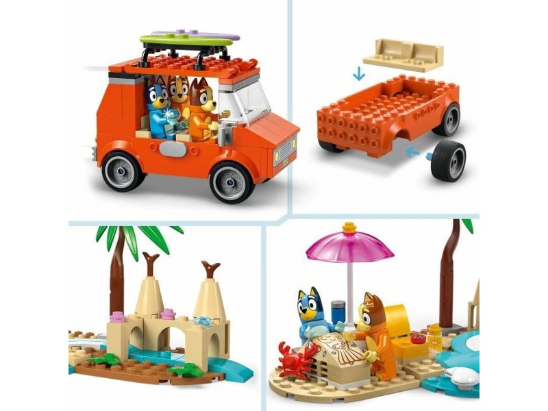 Строителна Игра Lego 11202 Blueys Beach & Family Car Trip 133 Части NaN –  BB Изграждане на игри