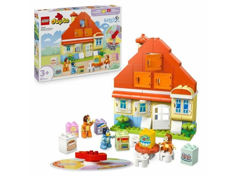 Строителна Игра Lego DUPLO 10459 Blueys Family House with Memory 83 Части NaN –  BB Изграждане на игри