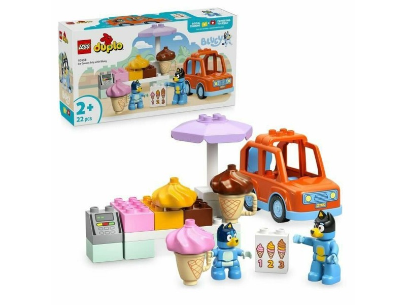 Строителна Игра Lego Duplo 10458 Ice Cream Trip with Bluey 22 Части NaN –  BB Изграждане на игри
