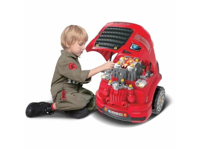 Набор инструменти за деца Buddy Toys 47 x 40 x 39 cm Мобилна Работилница 61 Части NaN –  BB Инструменти за играчки