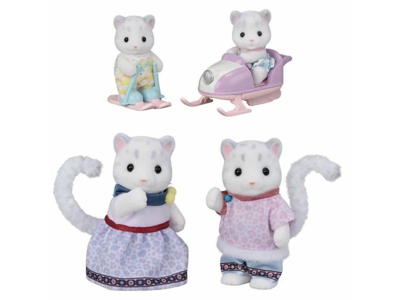 Playset Sylvanian Families Snow Leopard Family Многоцветен NaN –  BB Комплекти играчки фигури