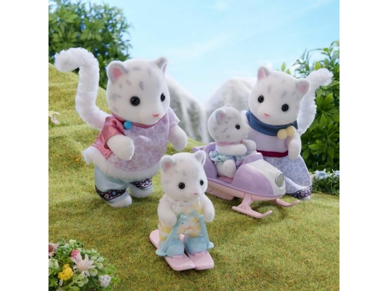 Playset Sylvanian Families Snow Leopard Family Многоцветен NaN –  BB Комплекти играчки фигури