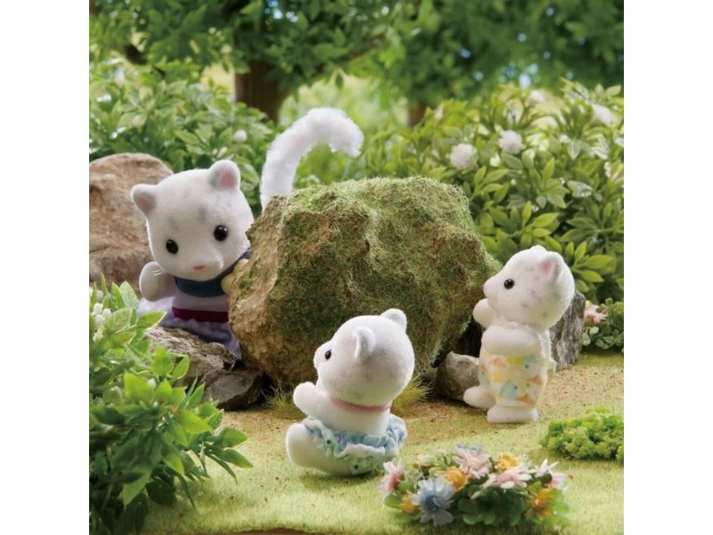 Playset Sylvanian Families Snow Leopard Family Многоцветен NaN –  BB Комплекти играчки фигури
