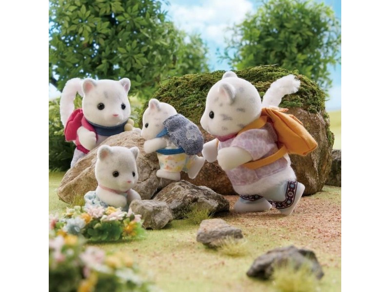 Playset Sylvanian Families Snow Leopard Family Многоцветен NaN –  BB Комплекти играчки фигури