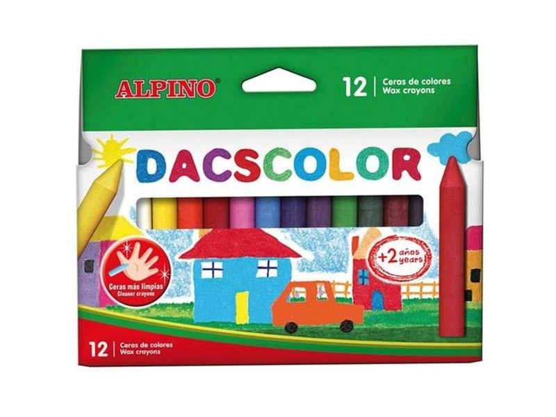 Цветни моливи Alpino Dacscolor Многоцветен 12 Части (60 броя) NaN –  BB Восъци