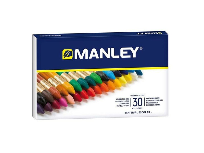Цветни моливи Manley Многоцветен 30 Части (50 броя) NaN –  BB Восъци